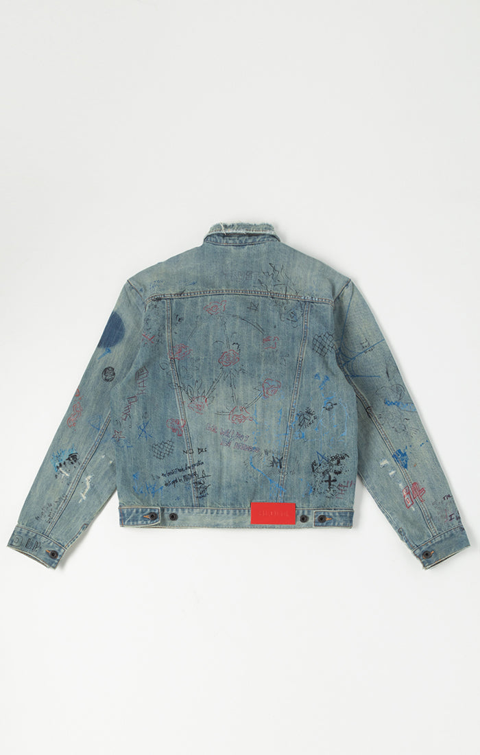 BLDG4 Orpheum Jean Jacket - Steel Wash (C61-1400)