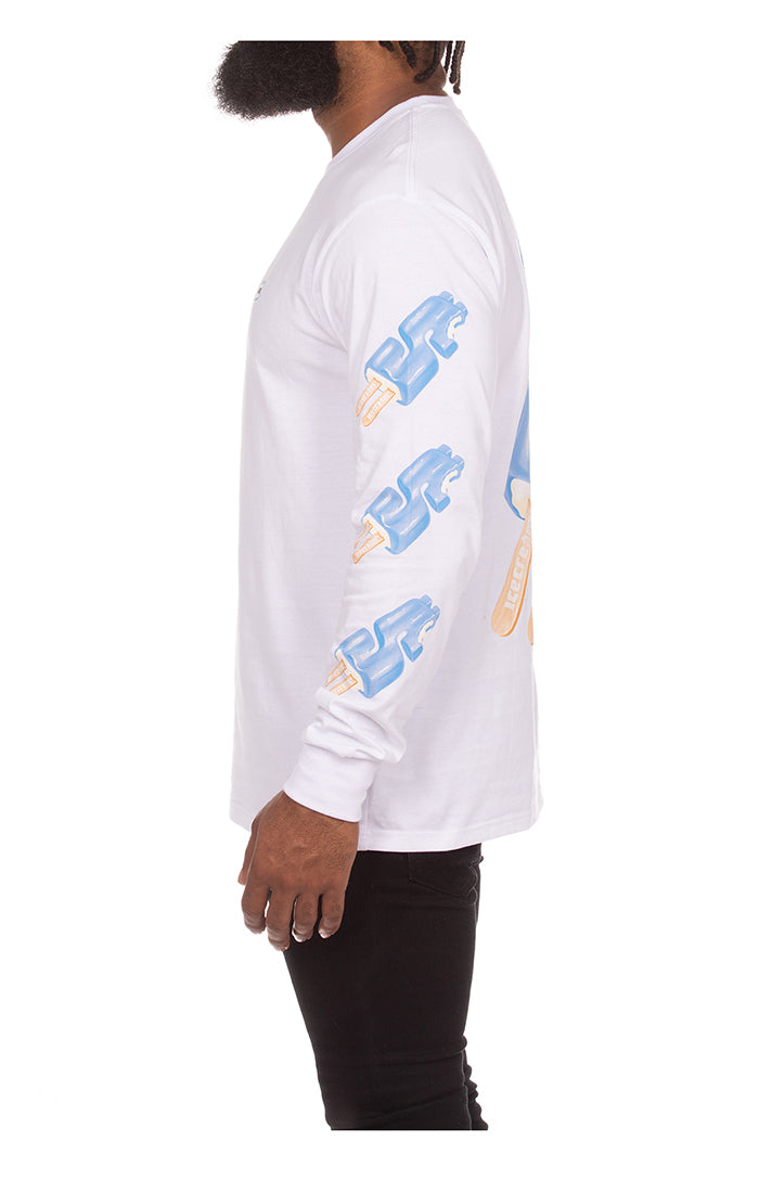 Fashionable Ice Cream Dollar Pop White Long Sleeve with unique design