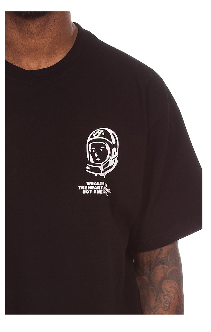 BBC Black BB Text SS Knit (861-3310)