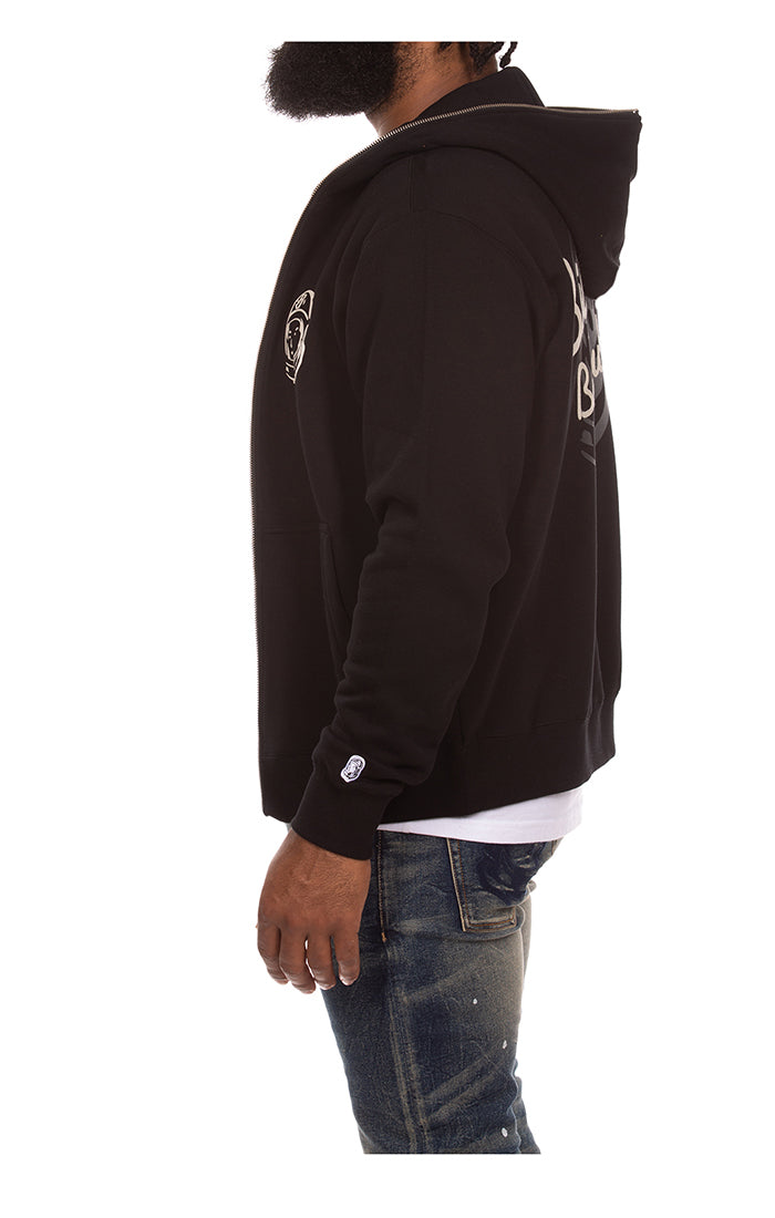 BBC Black BB Zip Helmet Hoodie (851-9311)