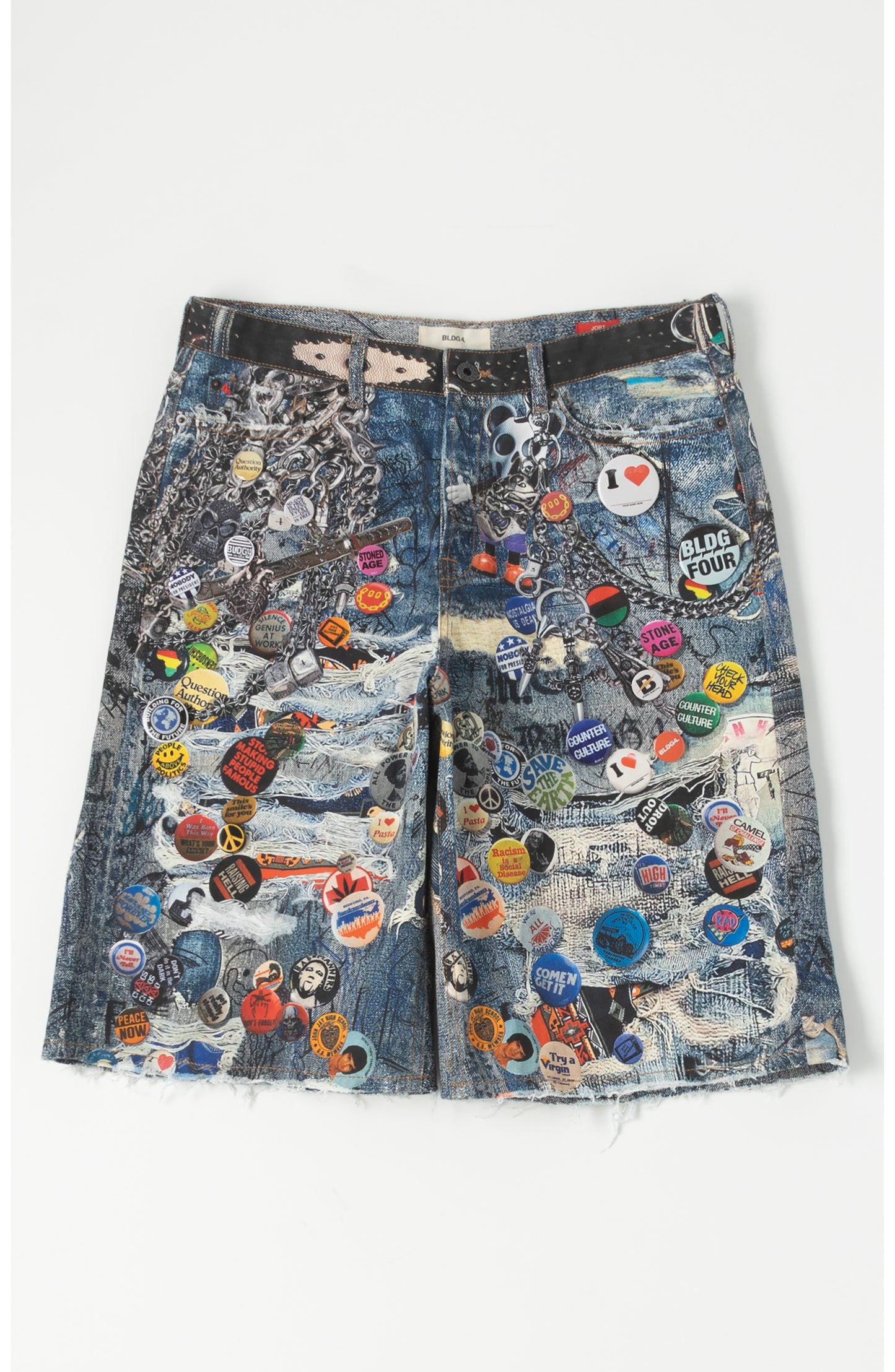 BLDG4 Acropolis Denim Short - Kitchen Sink (C61-2101)