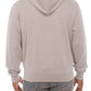 Men's Billionaire Boy's Club zip-up hoodie in heather grey