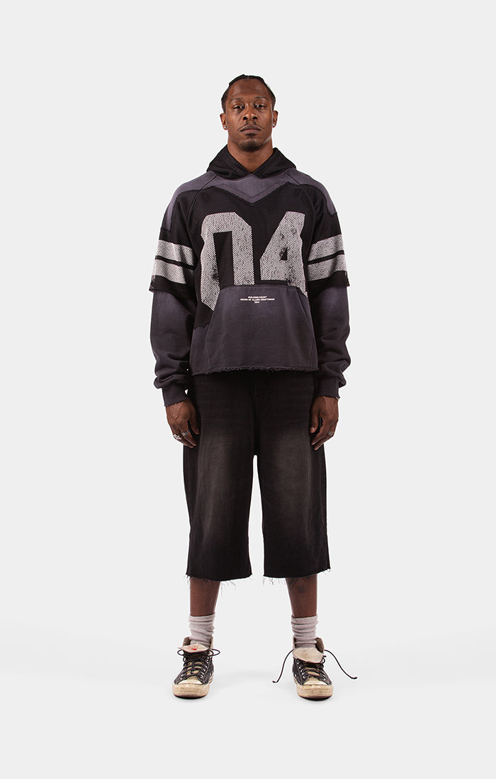 BLDG4 Frame Pullover Hoodie - Charcoal Art (C61-6302)