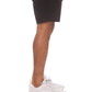 Comfortable black shorts featuring the Ice Cream Running Dog design with stylish fit