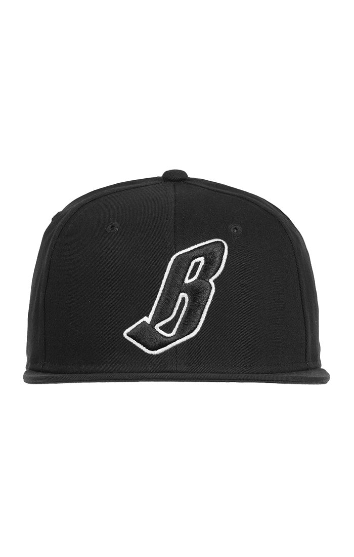 BBC Black BB Flying B Snapback Hat (841-2804)