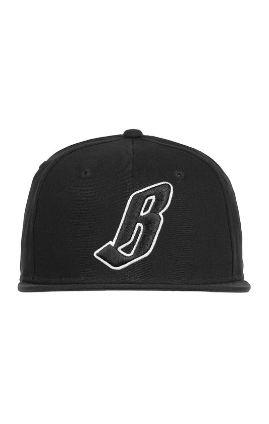 BBC Black BB Flying B Snapback Hat (841-2804)