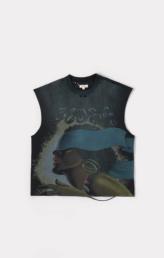 BLDG4 Monument Tank Tee - Jet Set (C61-3308)