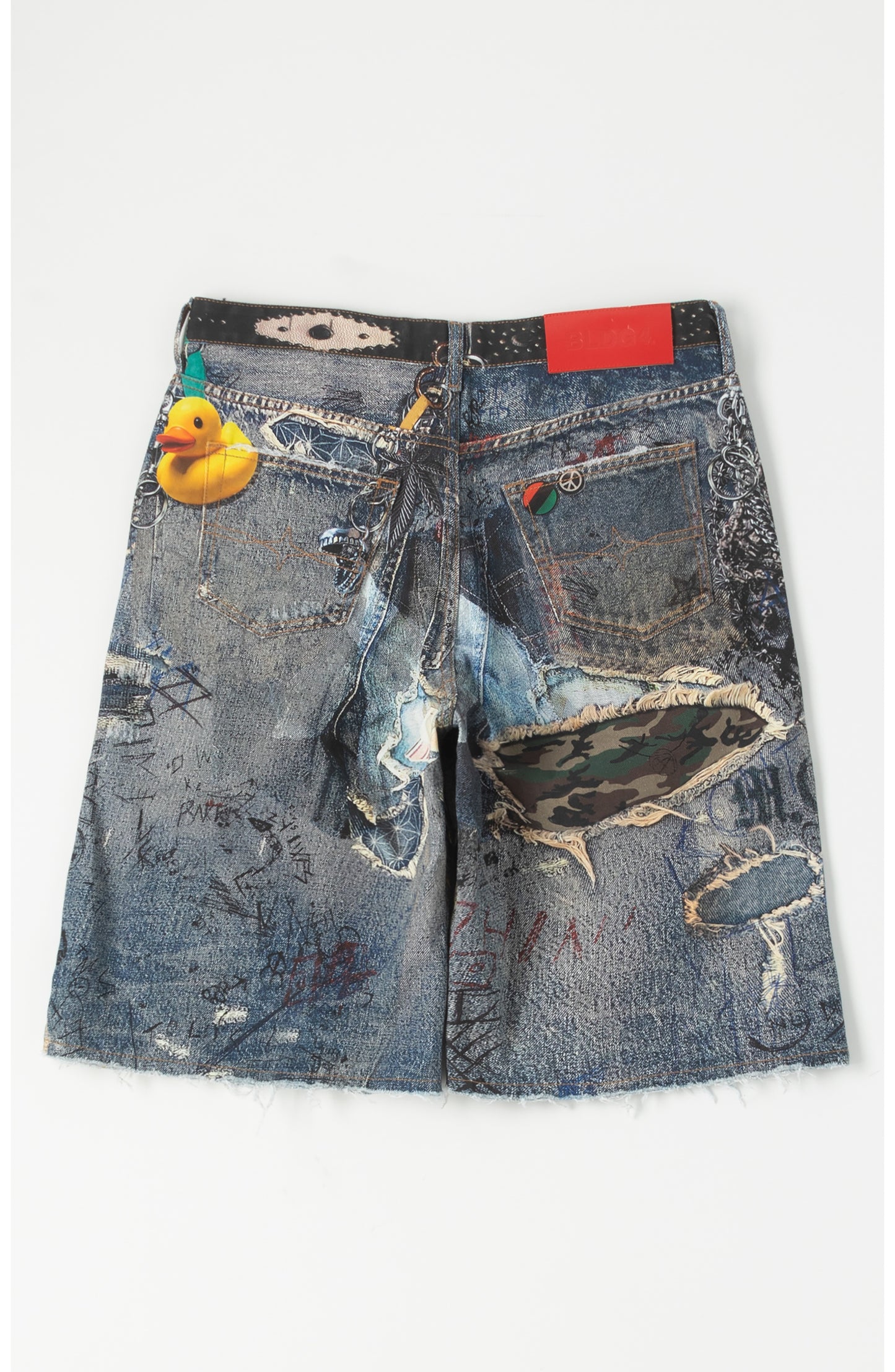 BLDG4 Acropolis Denim Short - Kitchen Sink (C61-2101)