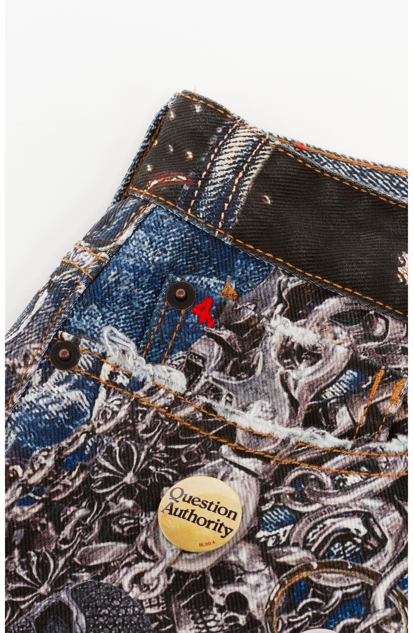 BLDG4 Acropolis Denim Short - Kitchen Sink (C61-2101)