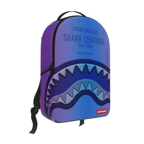 Sprayground Shark Central Embossed Dusk Nylon Backpack (B9627)