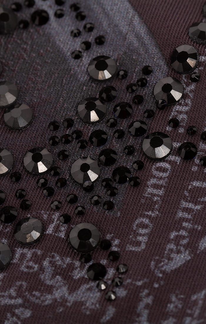 BLDG4 Basilique SS Knit Tee - Charcoal Art (C61-3304)