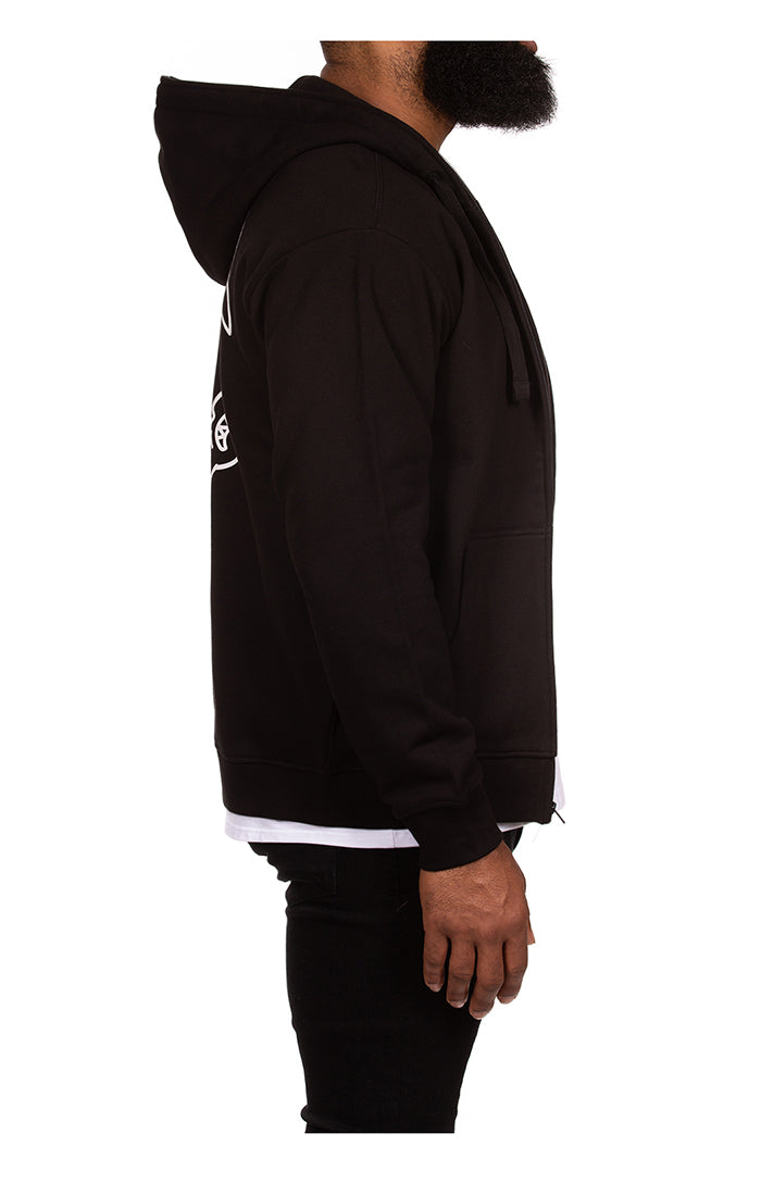 Ice Cream "Loop" Black Zip Up Hoodie (451-8300)