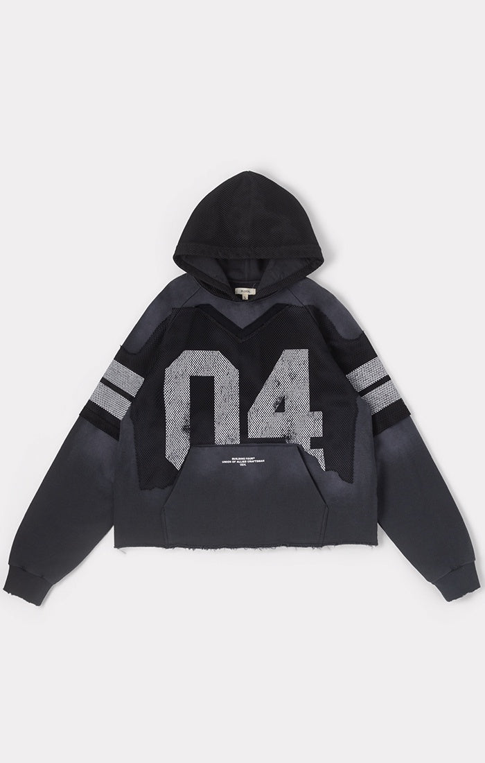 BLDG4 Frame Pullover Hoodie - Charcoal Art (C61-6302)