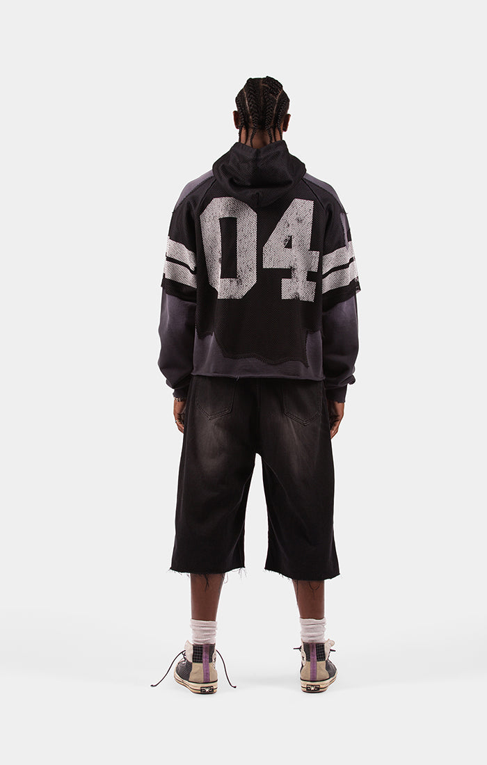 BLDG4 Frame Pullover Hoodie - Charcoal Art (C61-6302)