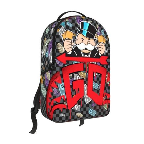 Sprayground Monopoly Go Sharkmouth Stencil Backpack (B8779)