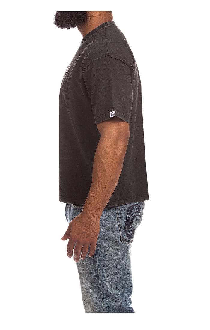 BBC Black BB Faded Curve SS Knit (861-6316)