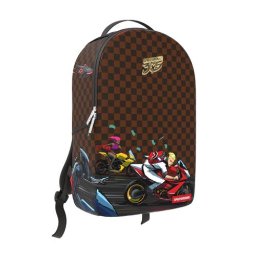 Sprayground 305 Check Motorcycles Backpack (B8843)