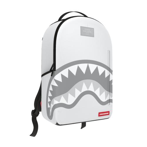 Sprayground Shark Central Tonal Gray Nylon Backpack (B9638)
