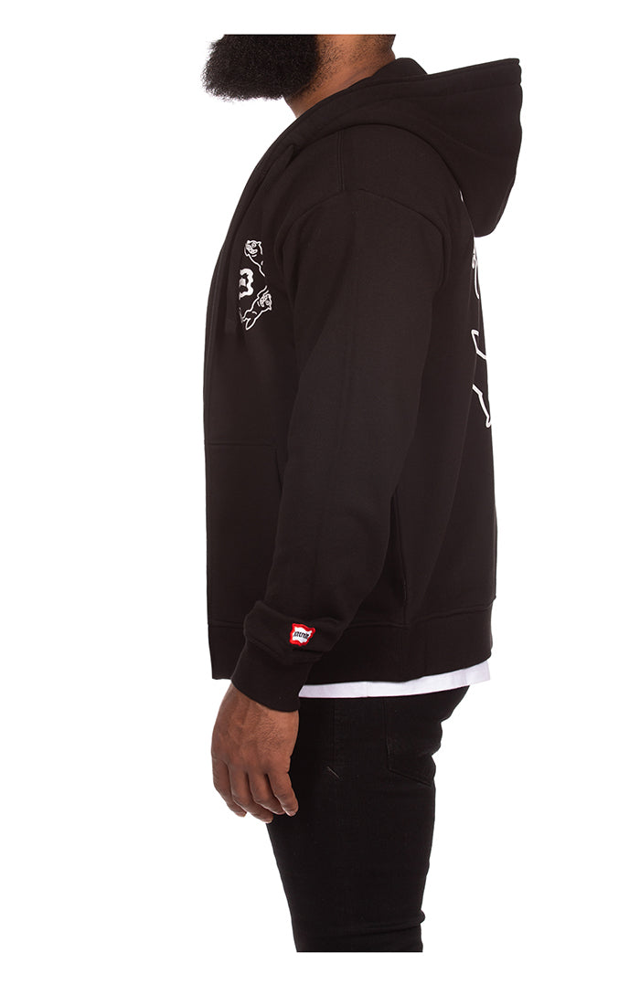 Ice Cream "Loop" Black Zip Up Hoodie (451-8300)