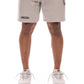Billionaire Boy's Club Heather Grey BB Helmet Shorts with style number 851-4105, featuring a comfortable and casual design for boys