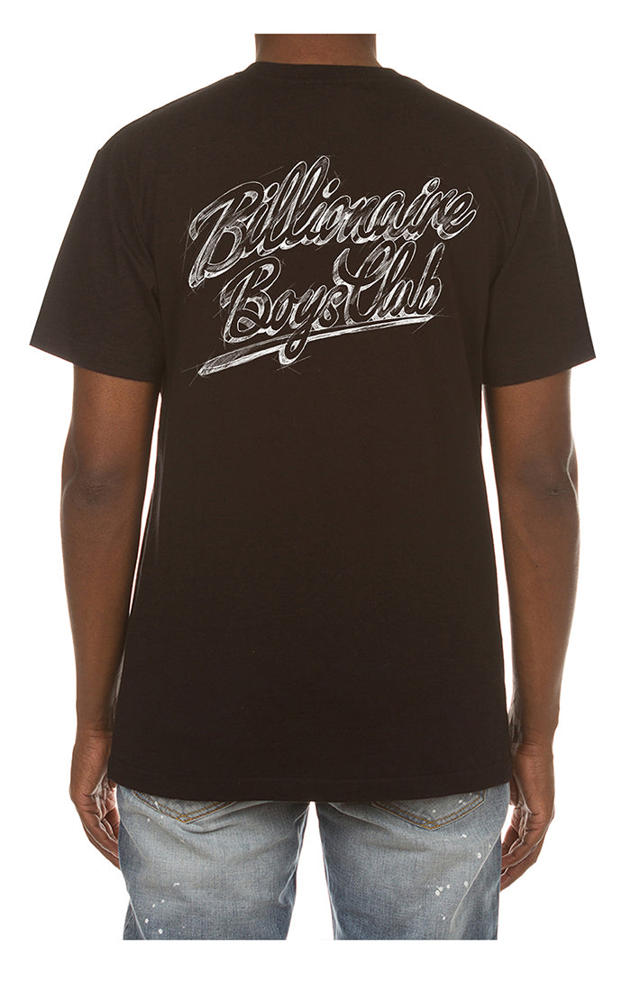 BBC Black BB Helmet Sketch SS Tee (861-2208)