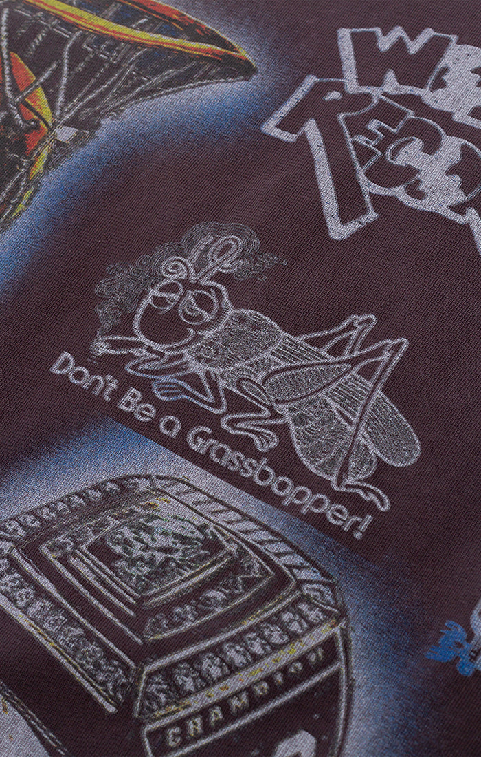 BLDG4 Basilique SS Knit Tee - Charcoal Art (C61-3304)