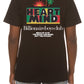 Front view of the BBC Black BB Palms SS Tee showcasing the vibrant palm tree graphic and style number 851-6201 on a plain background