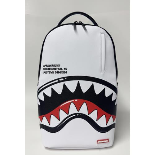 Sprayground Shark Central Bubbly White Backpack (B9081)