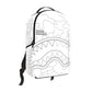 Sprayground Shark Central Camo Cut Shark White Backpack (B8494)