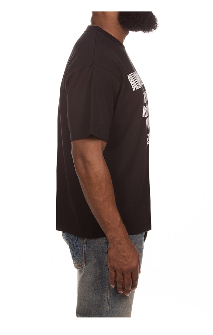 BBC Black BB Club SS Knit (Boxy Fit) (861-1313)