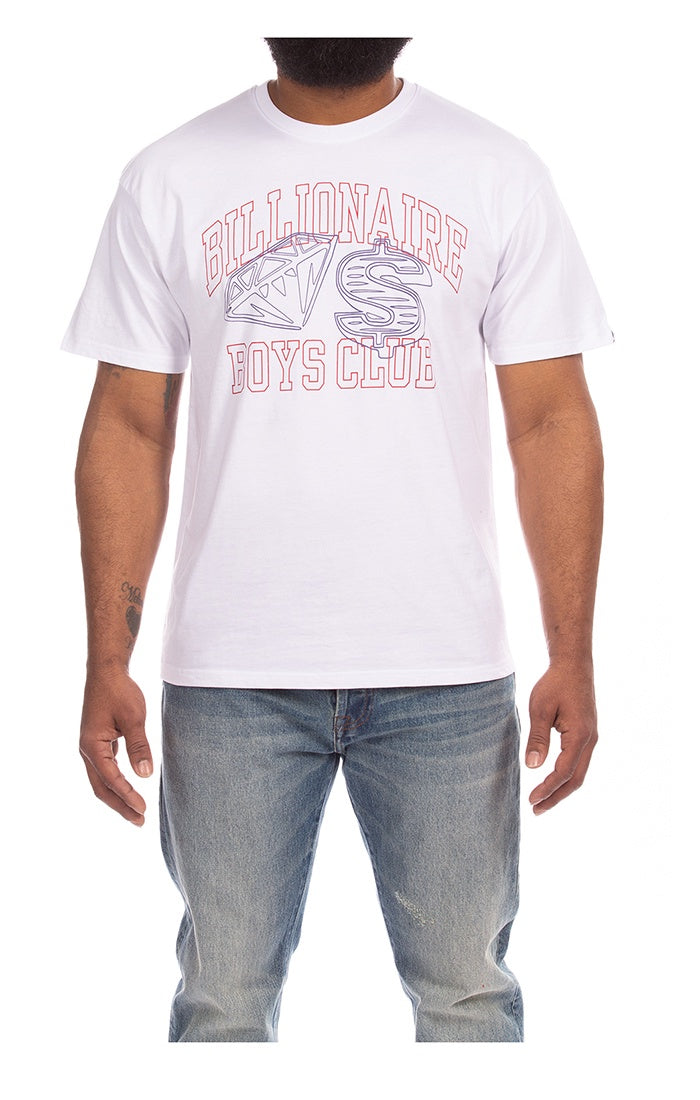 BBC White BB Fortune SS Tee (861-1201)