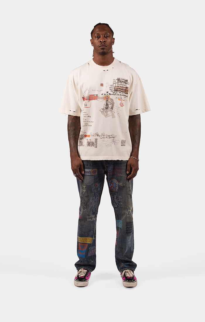 BLDG4 Modular SS Knit Tee - Antique White (C61-6303)