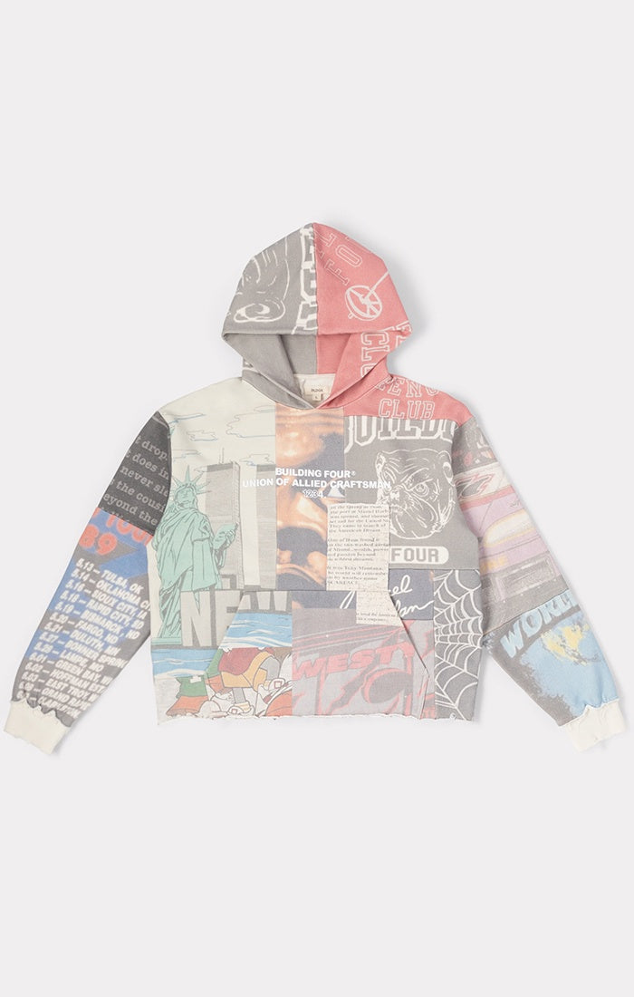 BLDG4 Brick Pullover Hoodie - Antique White (C61-6305)