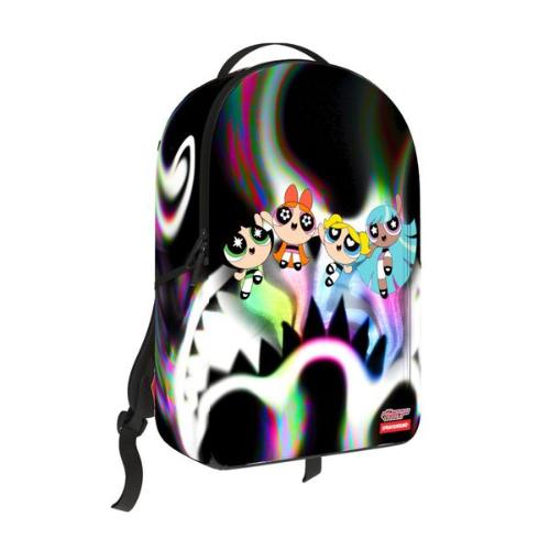 Sprayground Powerpuff Girls Rainbow Holo Shark Backpack (B9062)