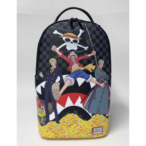 Sprayground One Piece Straw Hat Crew Treasure Trove Backpack (B9132)