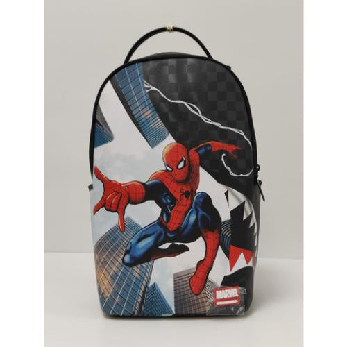 Sprayground Marvel Spiderman Curtain Reveal Backpack (B9140)