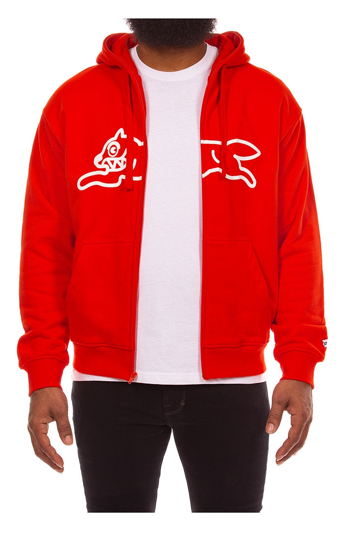 Ice Cream "Scanner" Fiery Red Zip Hoodie (451-6305)