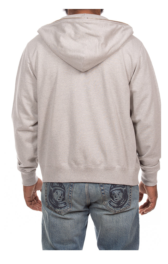 BBC Heather Grey BB Script Zip Hoodie (861-2303)