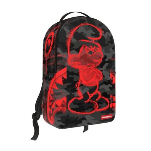 Sprayground Smurfs Red Stencil Backpack (B9116)