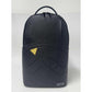 Sprayground Blacked Out Embossed Gold Tooth Backpack (B9325)