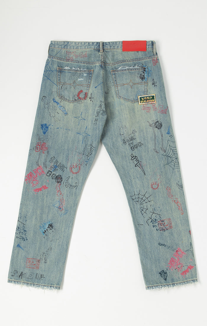 BLDG4 Capital Jeans - Steel Wash (C61-1105)