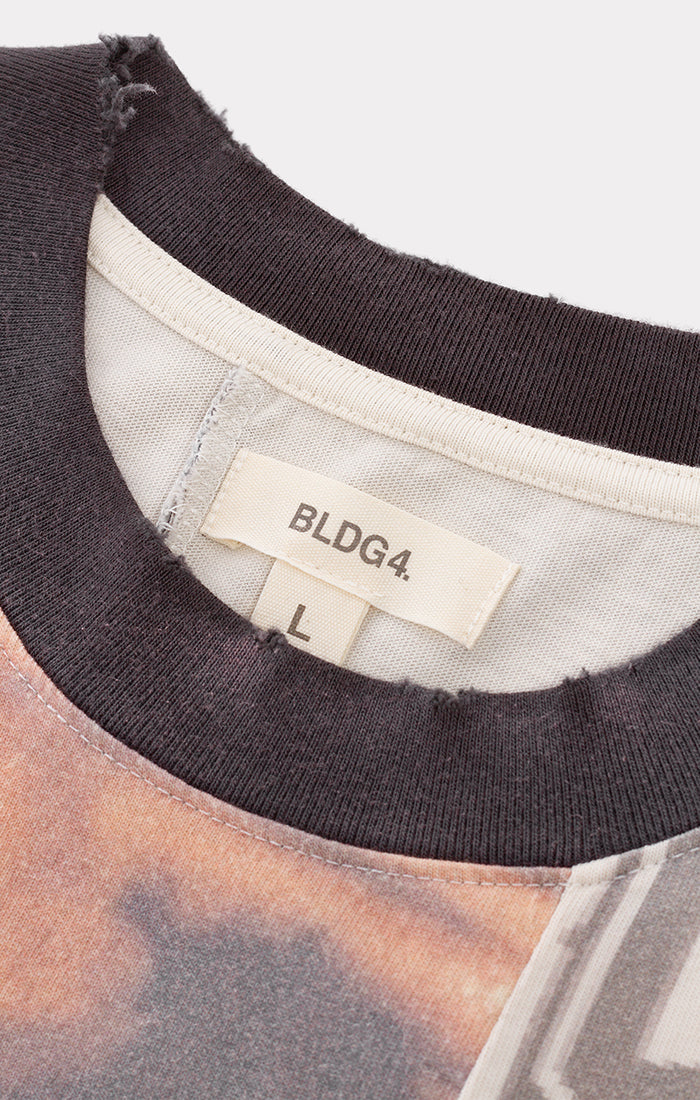 BLDG4 Layer SS Knit Tee - Antique White (C61-6306)