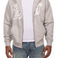 BBC Heather Grey BB Script Zip Hoodie (861-2303)