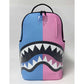 Sprayground Shark Central Cotton Candy Split Backpack (B9383)