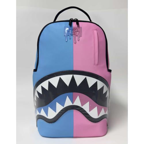 Sprayground Shark Central Cotton Candy Split Backpack (B9383)