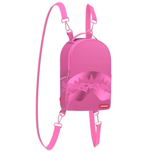 Sprayground Pink Ghost Drip Mini Backpack (B9451)
