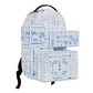 Sprayground Frank Lloyd Wright Bluebrint 3D Backpack (B9287)