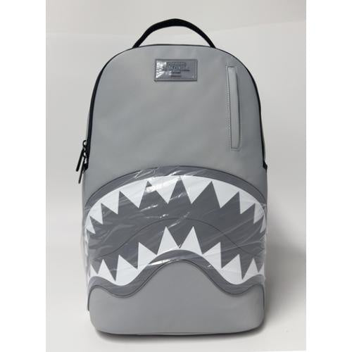 Sprayground Shark Central Tonal Gray Nylon Backpack (B9638)