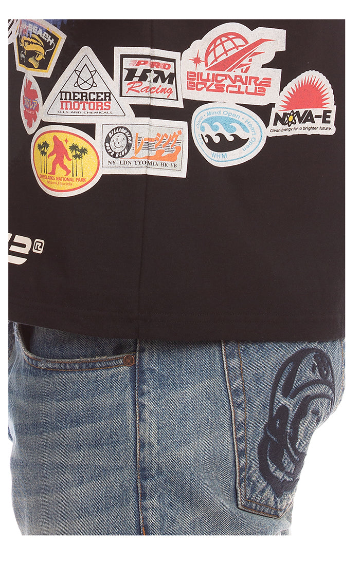 BBC Black BB Hook SS Knit (Boxy Fit) (861-1314)