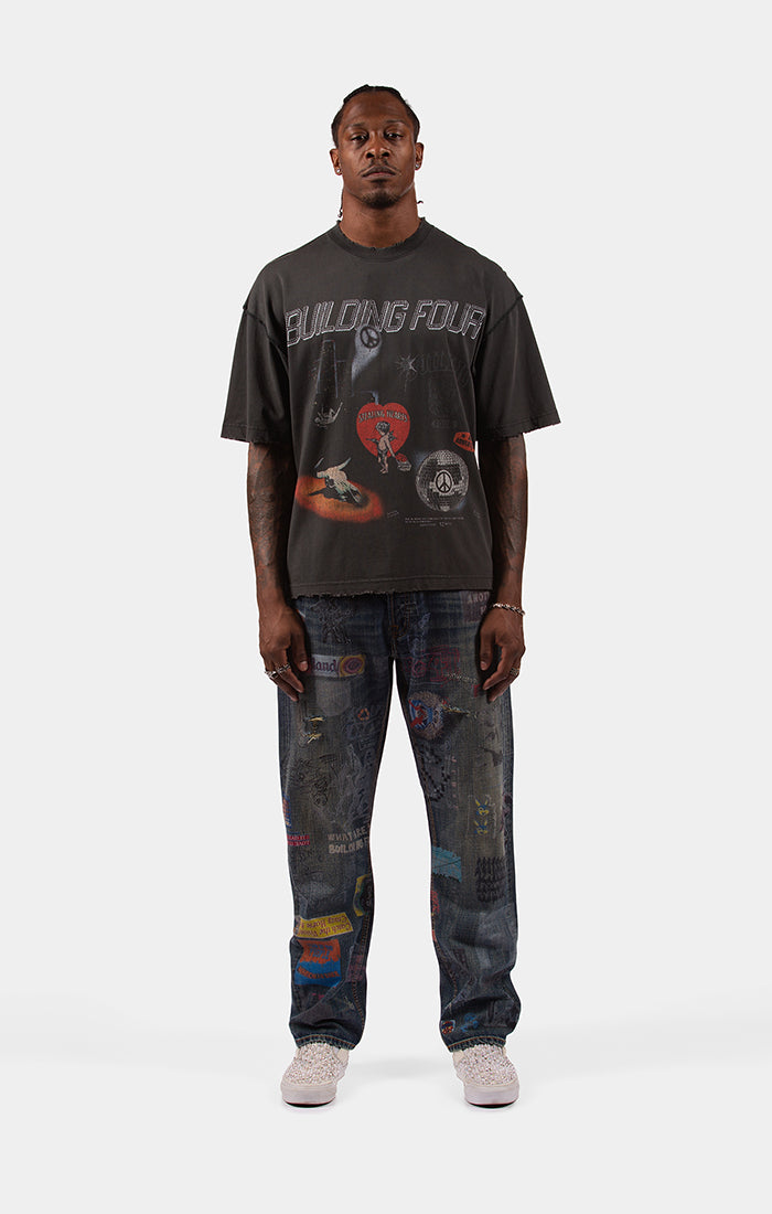 BLDG4 Precast SS Knit Tee - Jet Set (C61-6311)